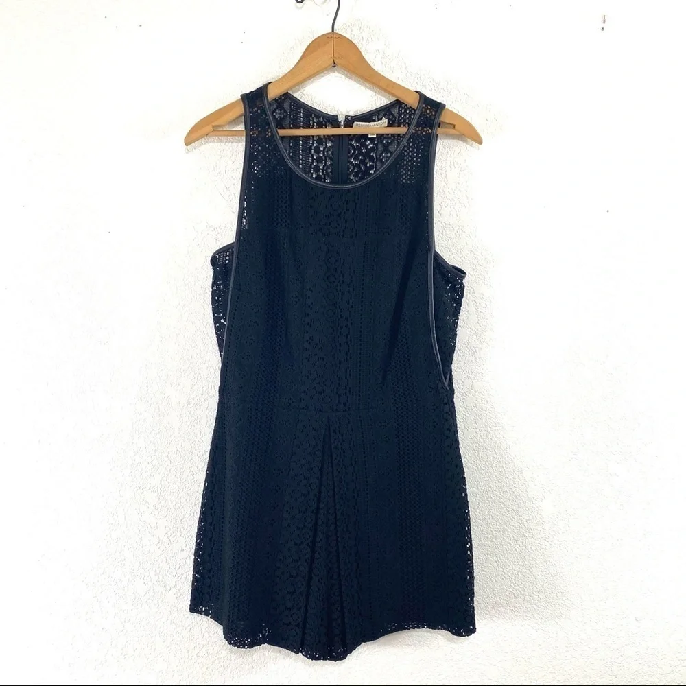 Rebecca Minkoff Marriane Sleeveless Lace Romper 4